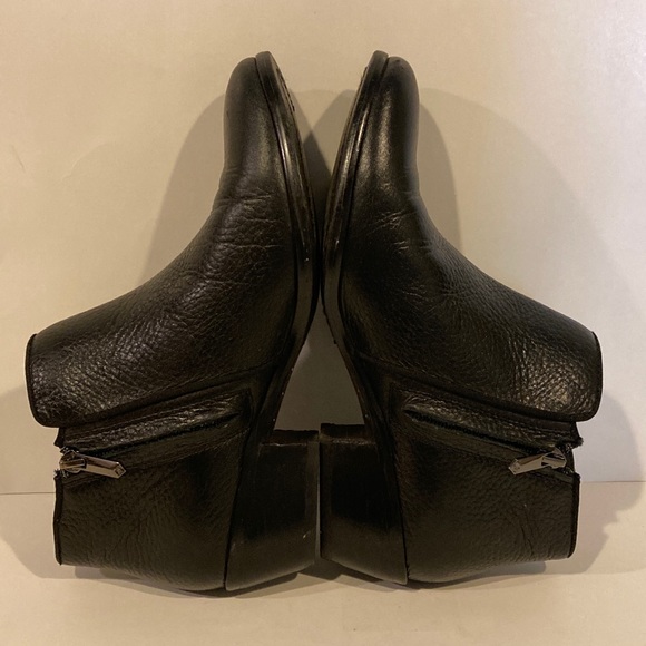Sam Edelman Black Leather Betty Booties Ankle Boots Size 6.5 - Picture 4 of 14